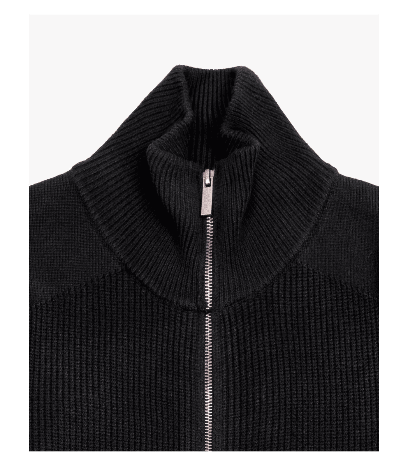 Cardigan in maglia con zip