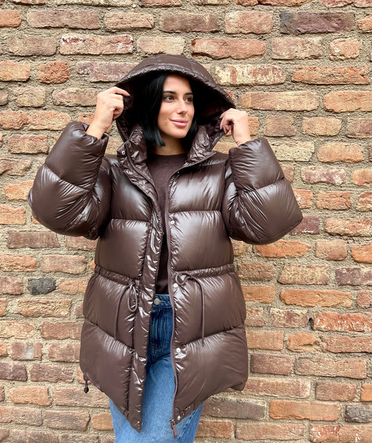 Piumino medio con laccio Livia