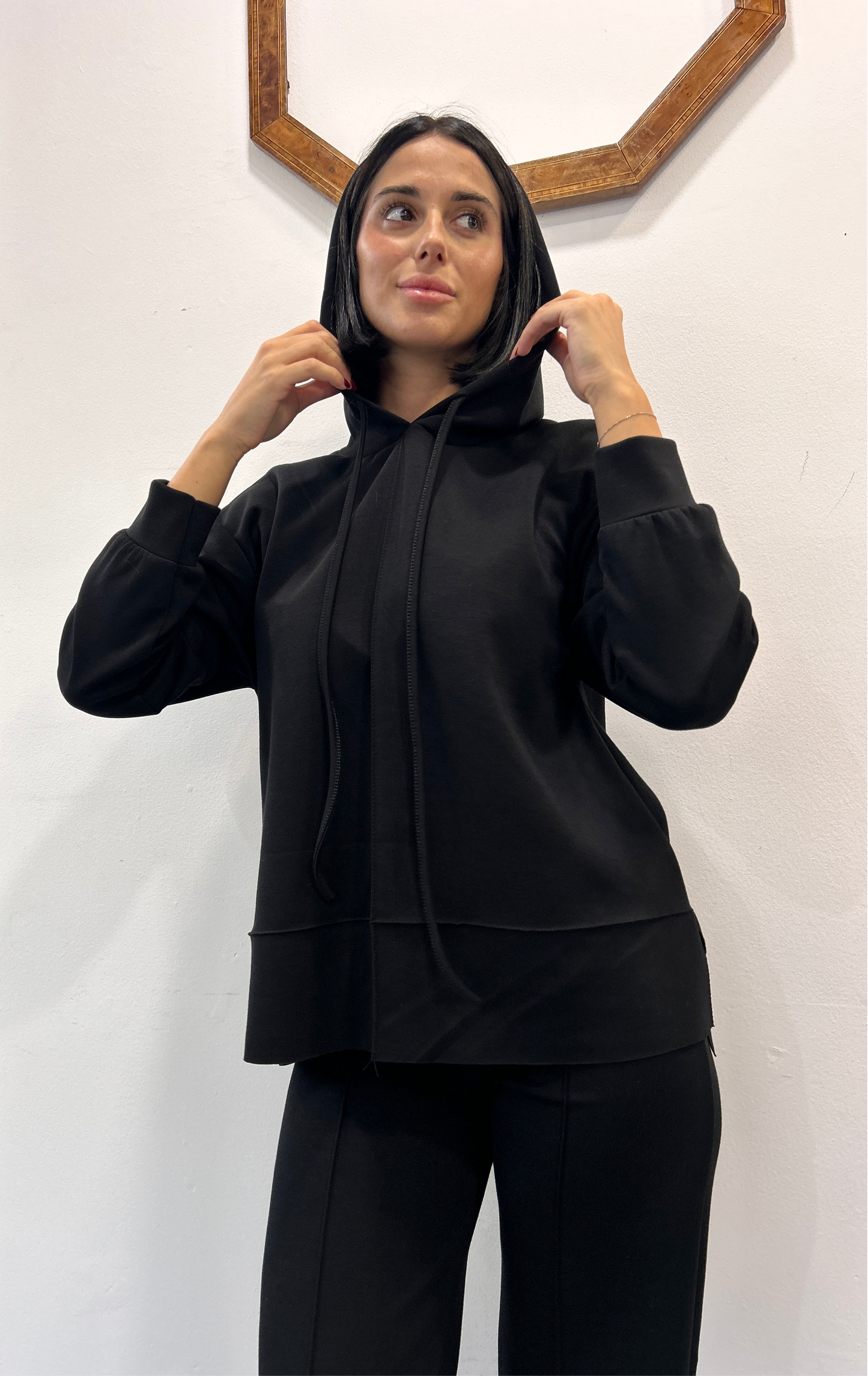 Completo tuta tessuto scuba Gardenia