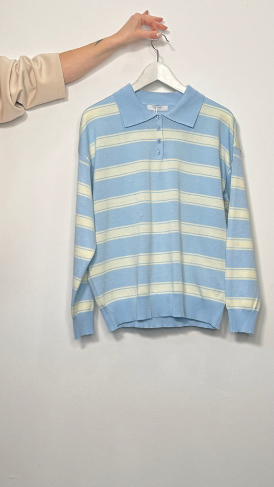 Maglia polo a righe Ane