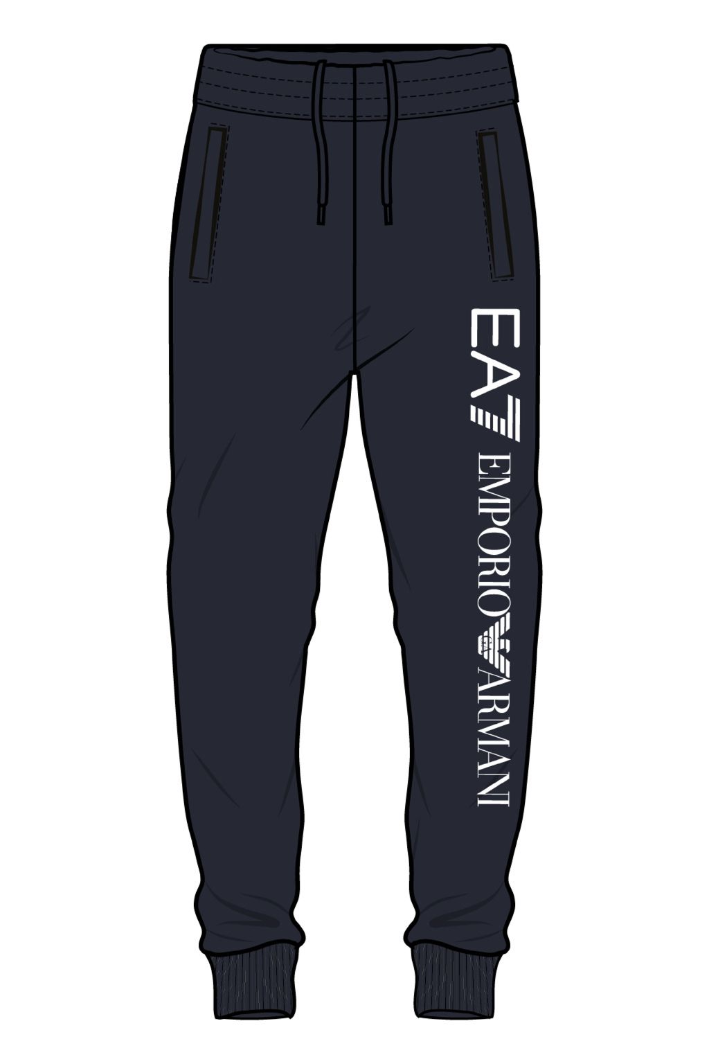 Pantaloni jogger Logo Series in misto cotone