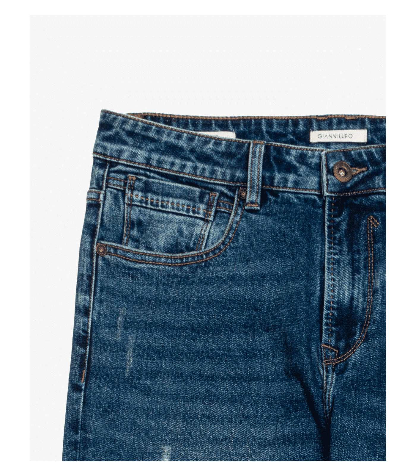 Jeans MIKE carrot cropped fit con graffi