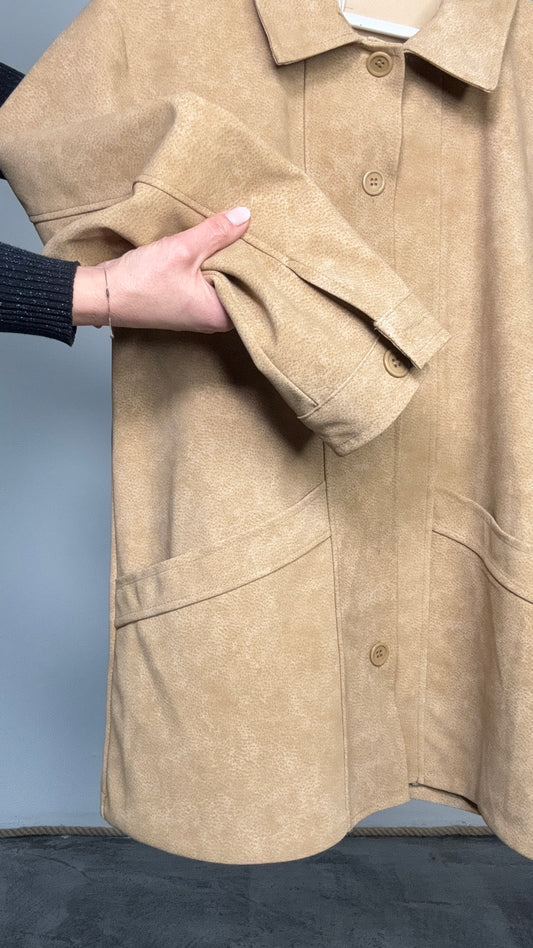 Cappotto scamosciato Nola