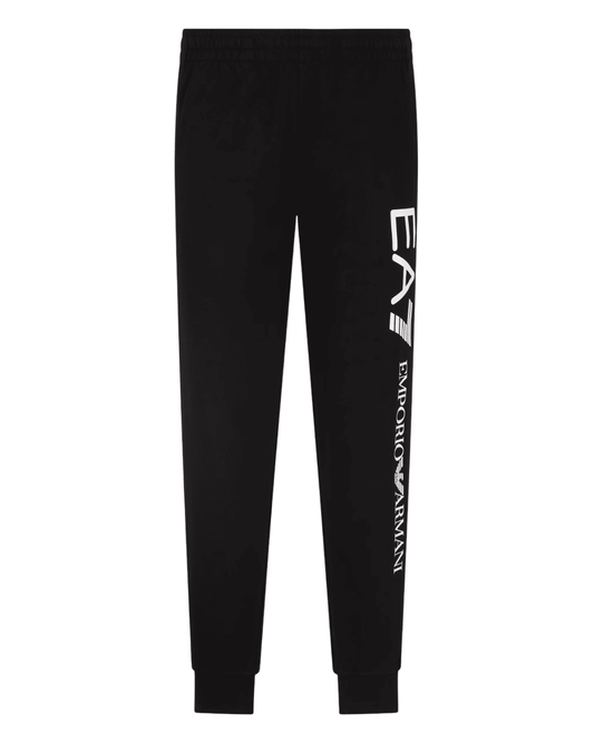 Pantalone joggers logo series in cotone felpato