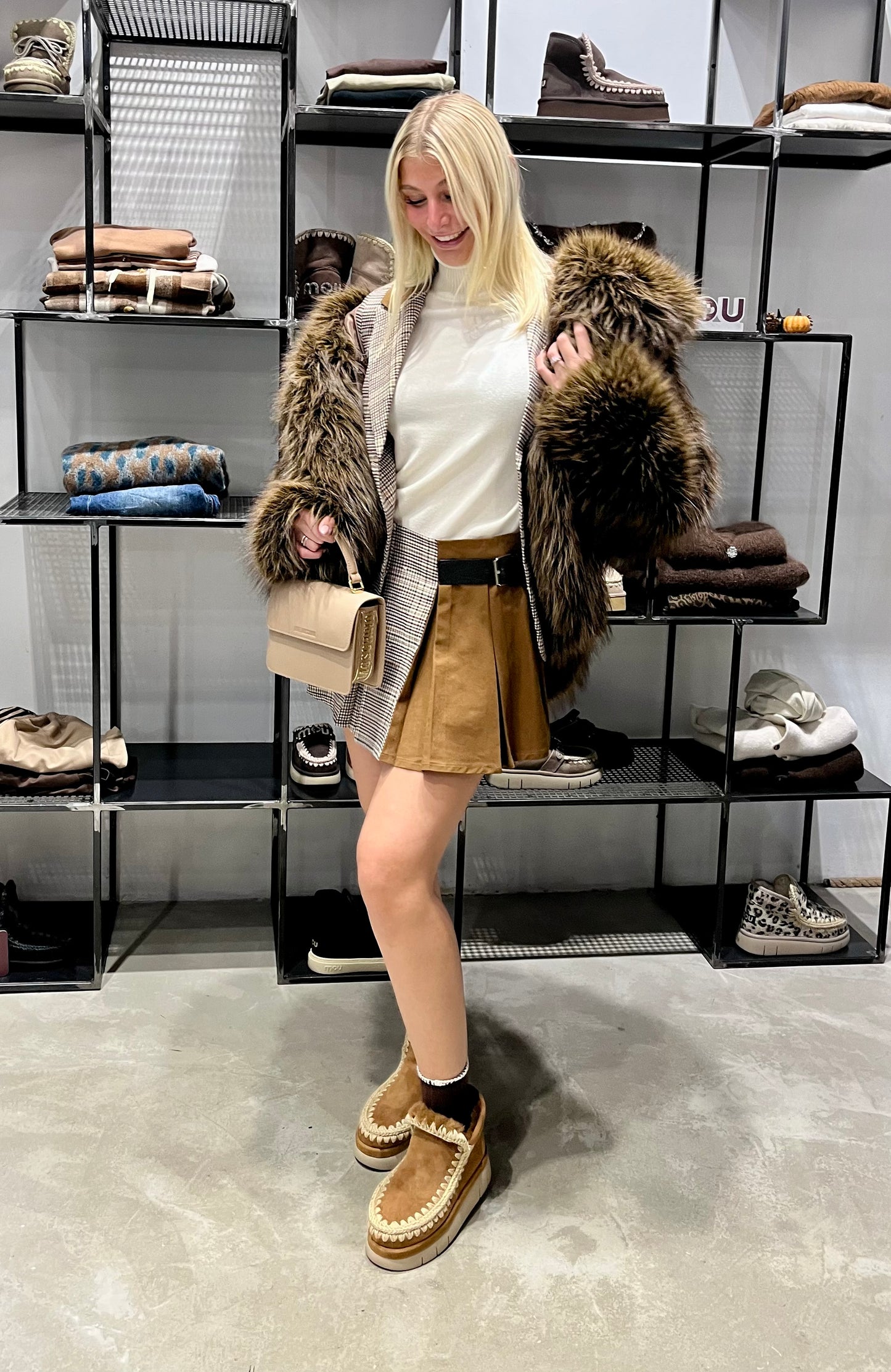 Giacca ecofour pelo lungo Antille