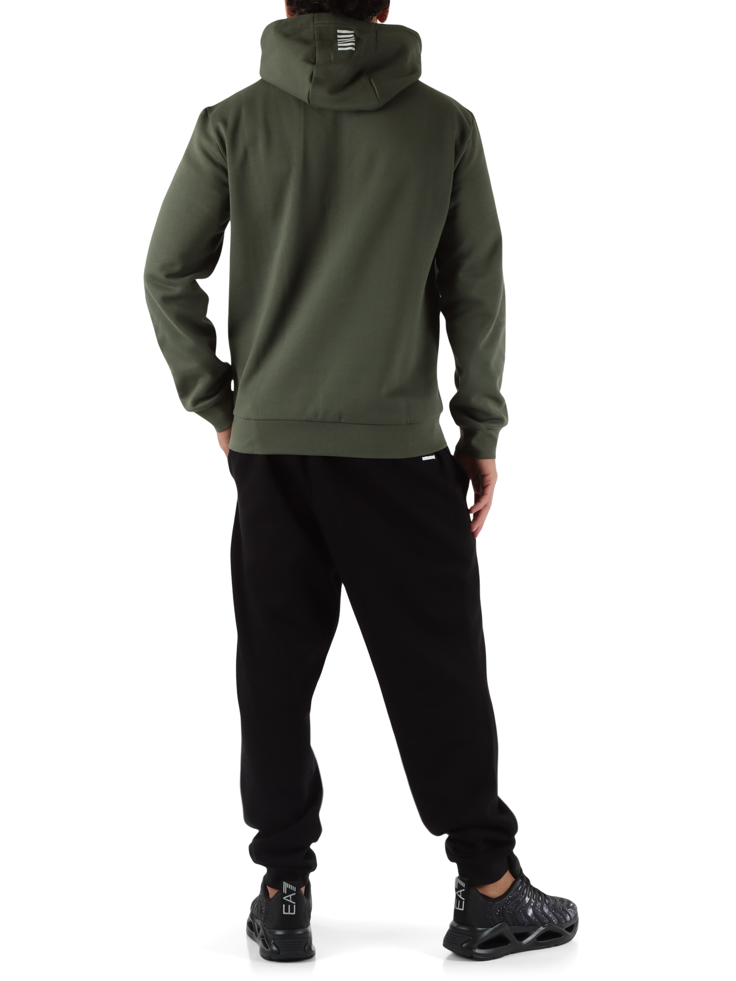 Tuta con cappuccio Core Identity in misto cotone