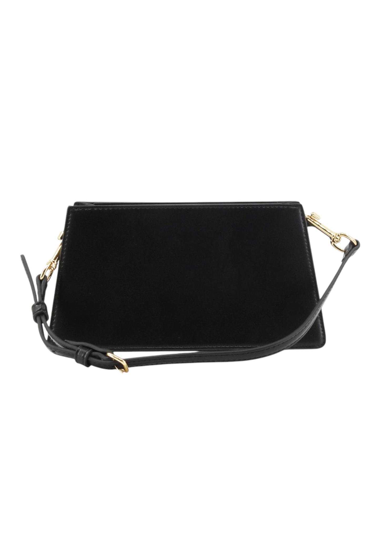 Borsa a spalla con logo Lettering