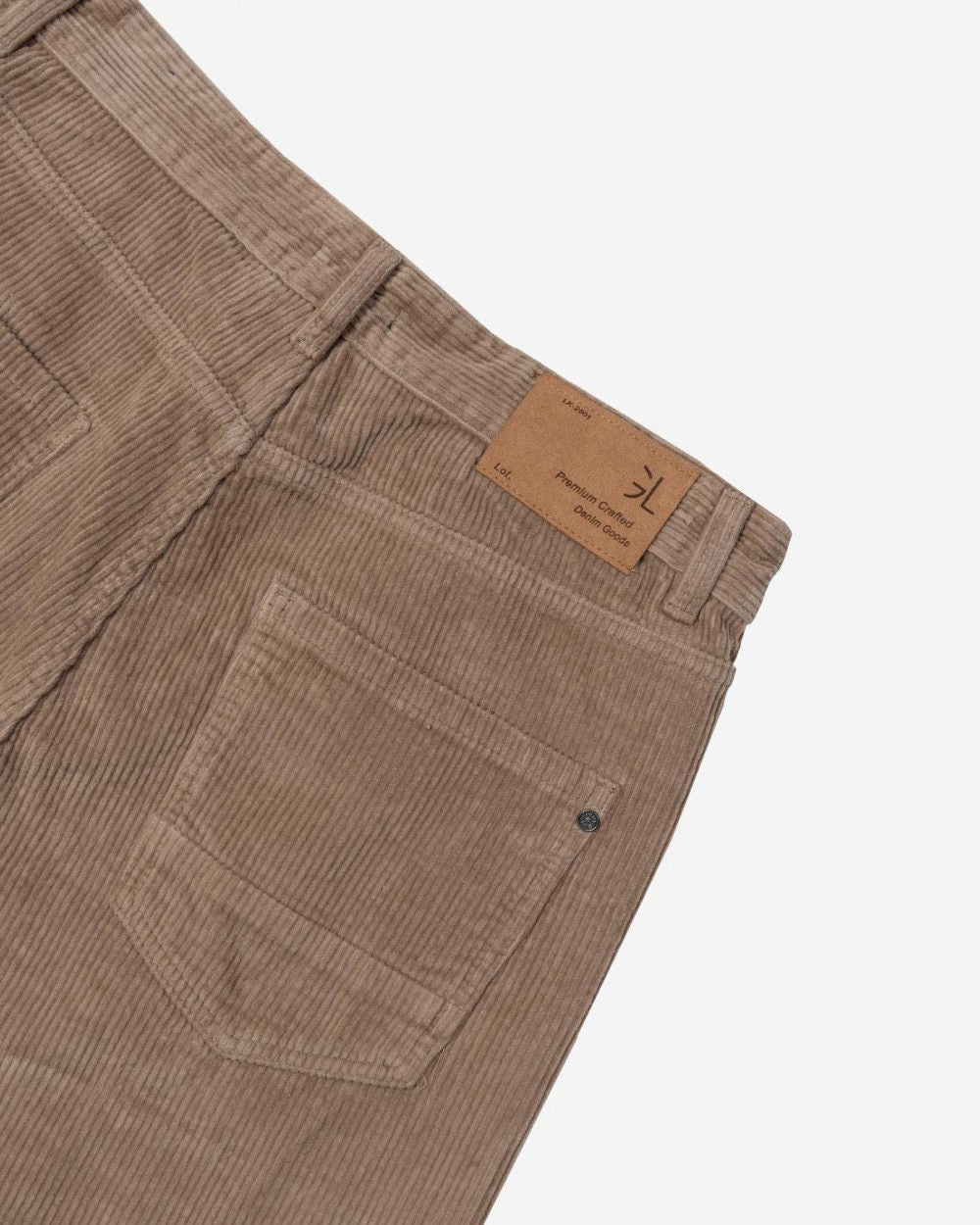 COOPER pantaloni carrot fit in corda