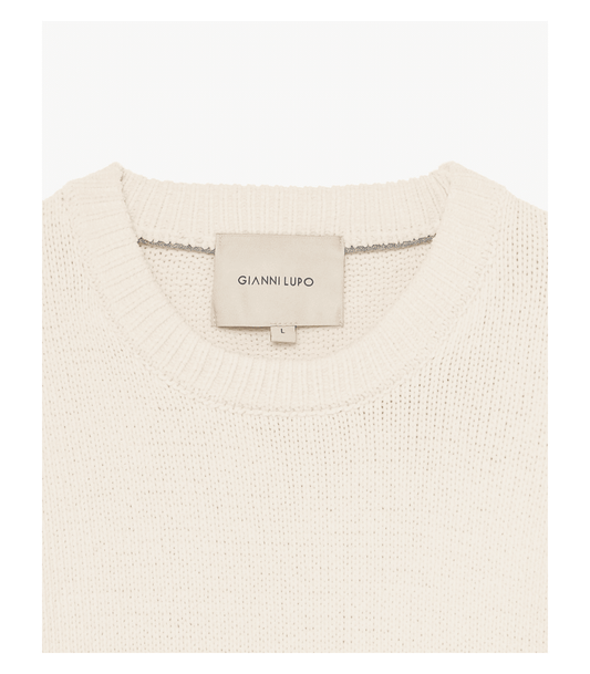 Maglione girocollo in ciniglia