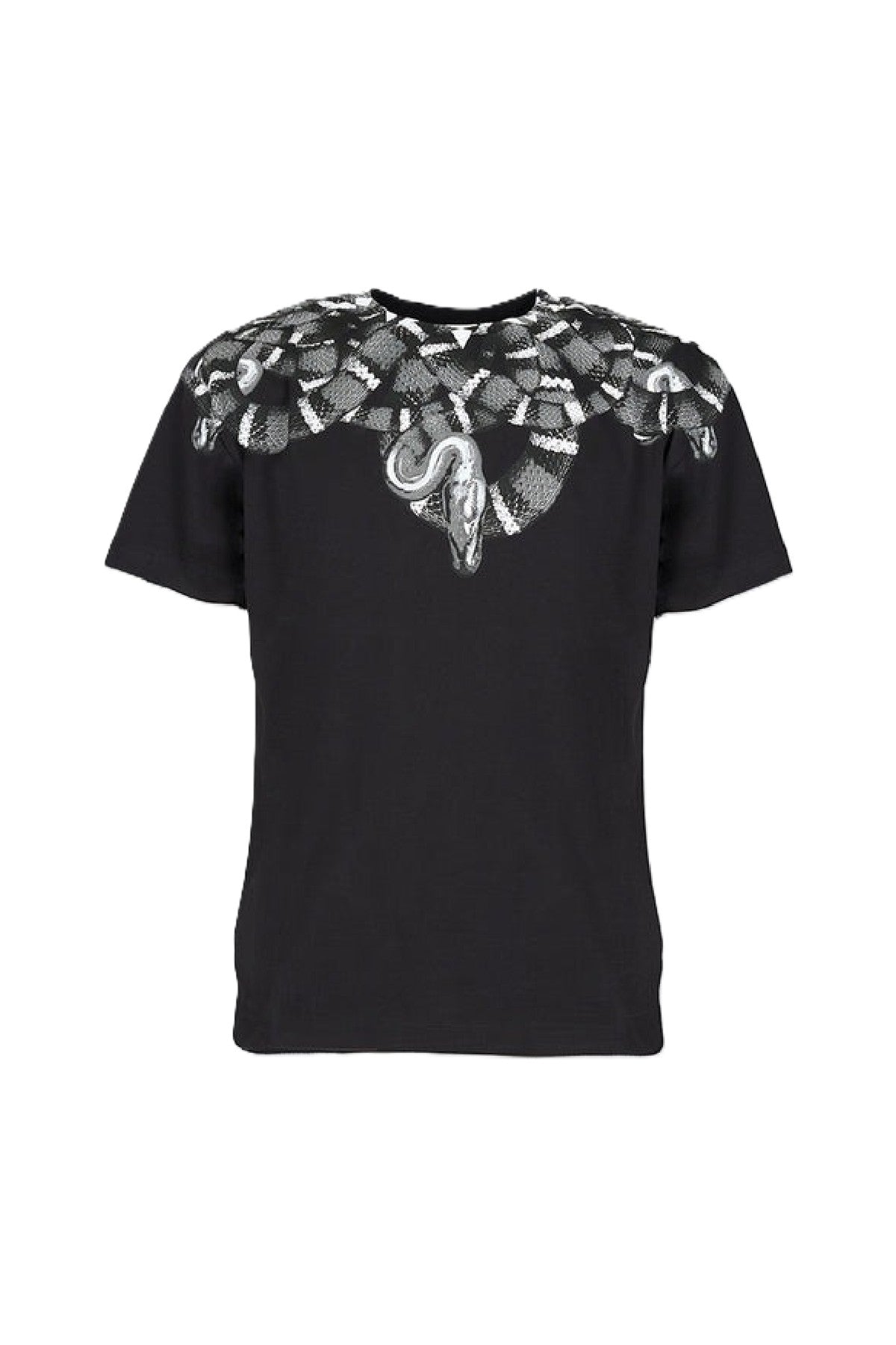 T-shirt con stampa serpente