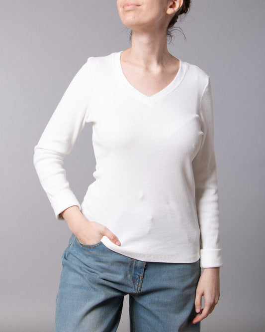 T-shirt scollo a V Lia