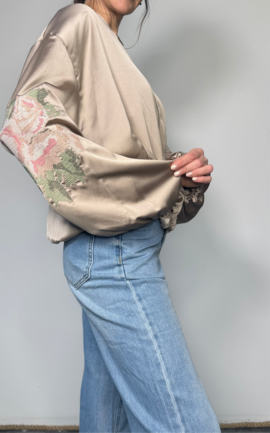 Bomber simil seta Cora