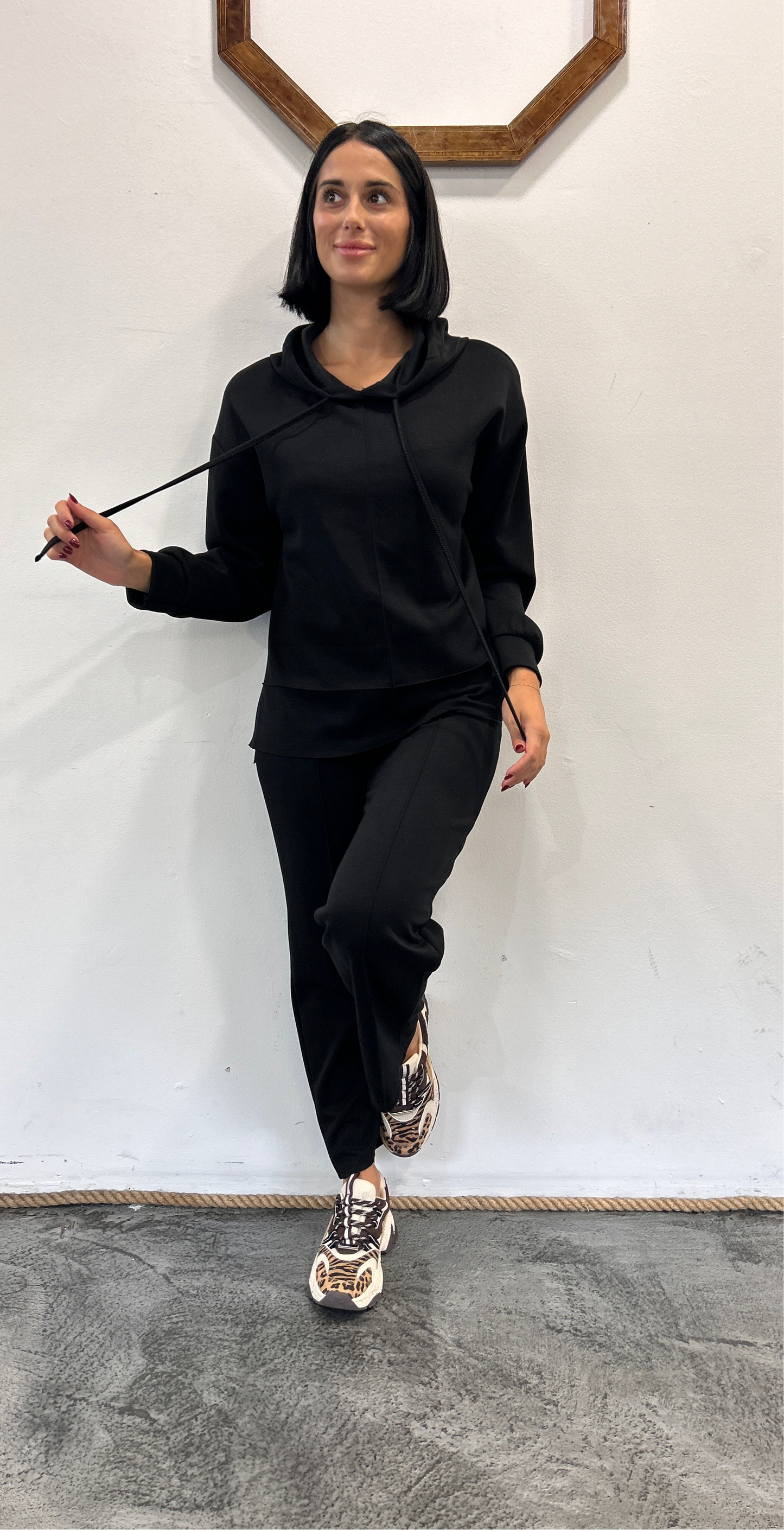 Completo tuta tessuto scuba Gardenia