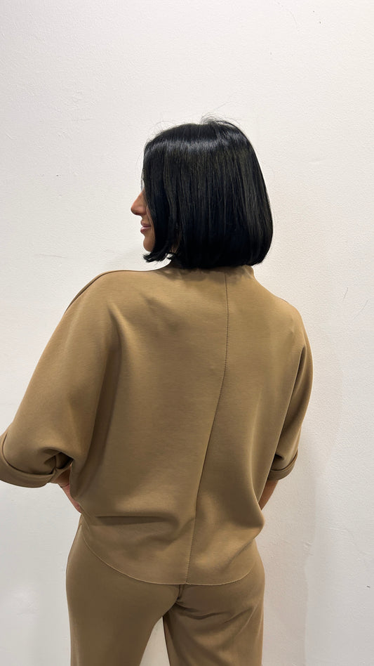 Felpa manica 3/4 neoprene taglio vivo Alenia