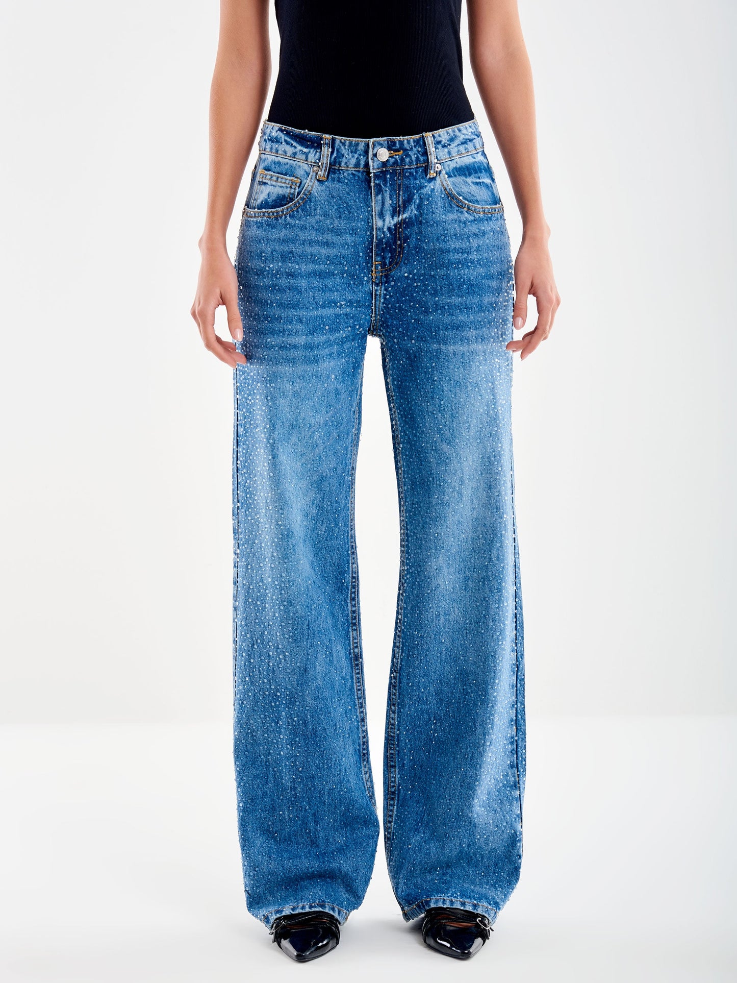 Jeans Aurora con strass