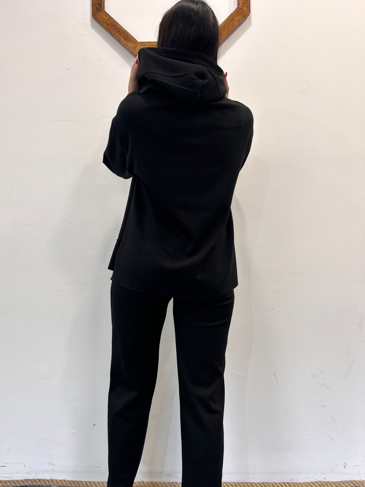 Completo tuta tessuto scuba Gardenia