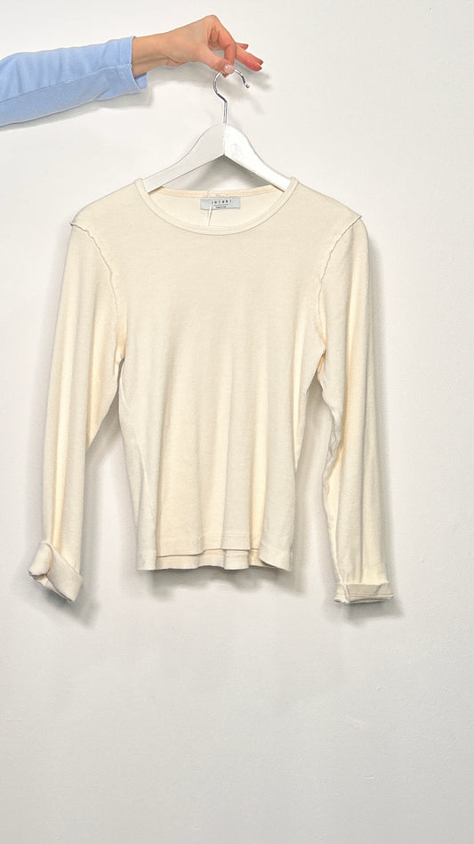 T-shirt in cotone manica lunga Ada