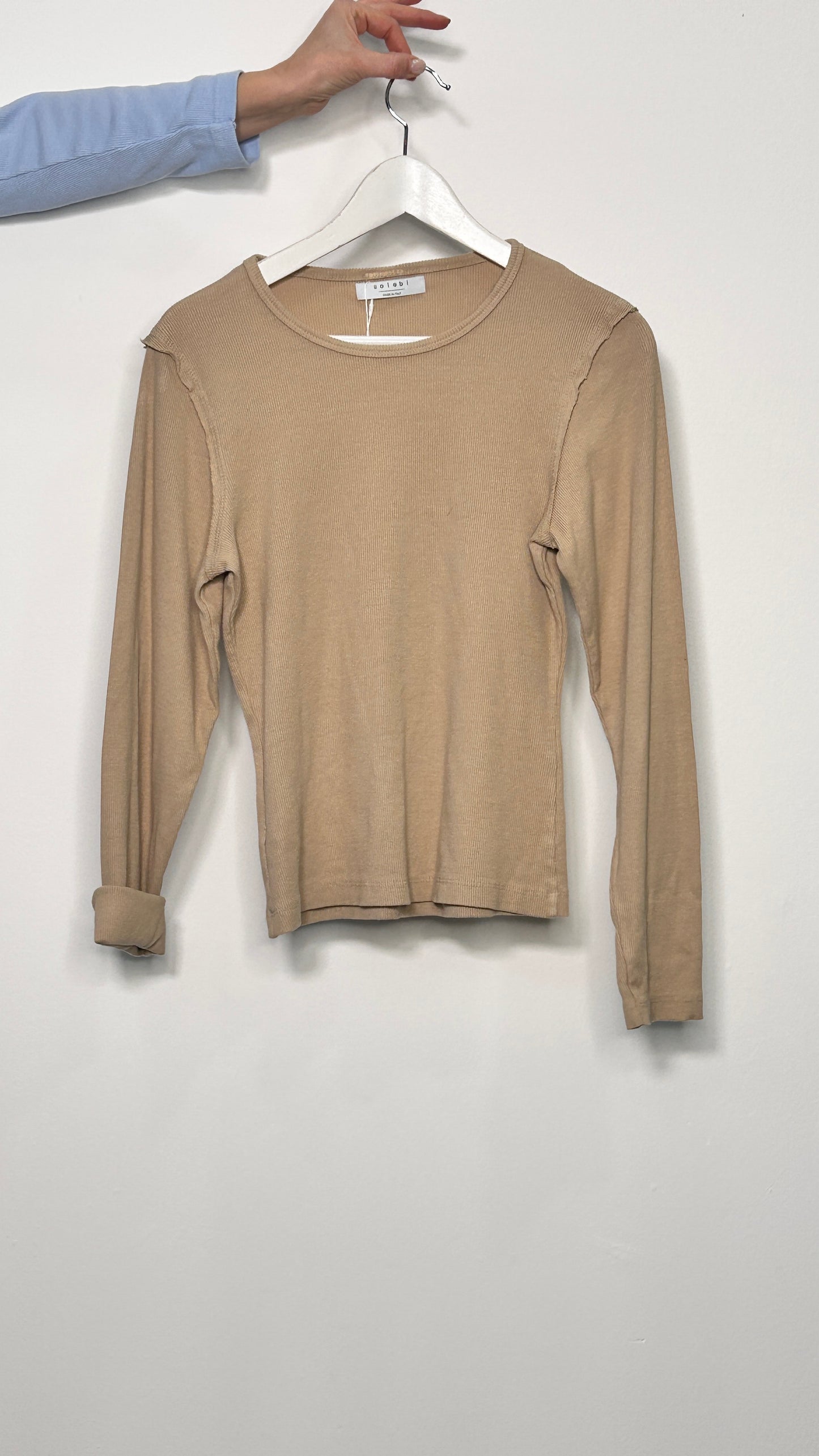 T-shirt in cotone manica lunga Ada