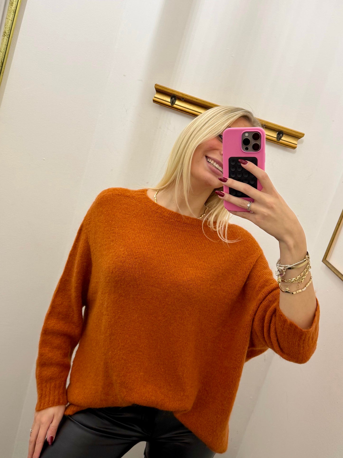 Maglione over misto mohair Malviana