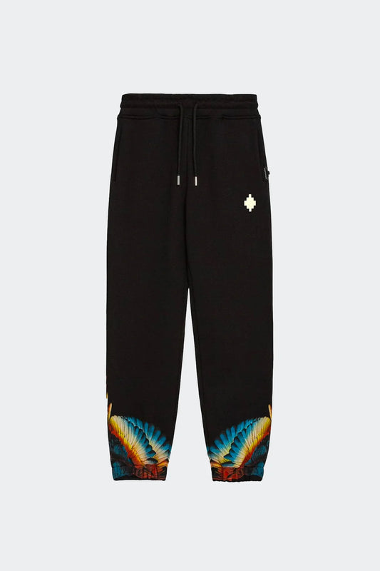 Pantaloni con stampa aquila