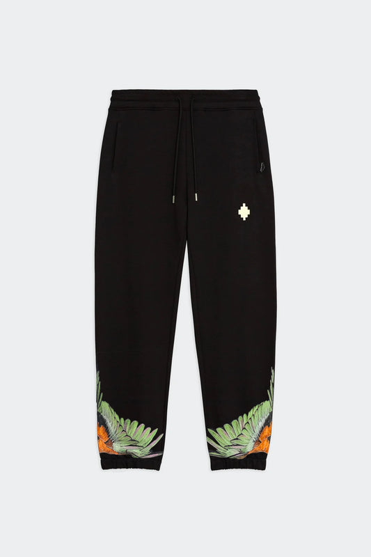 Pantaloni con stampa aquila