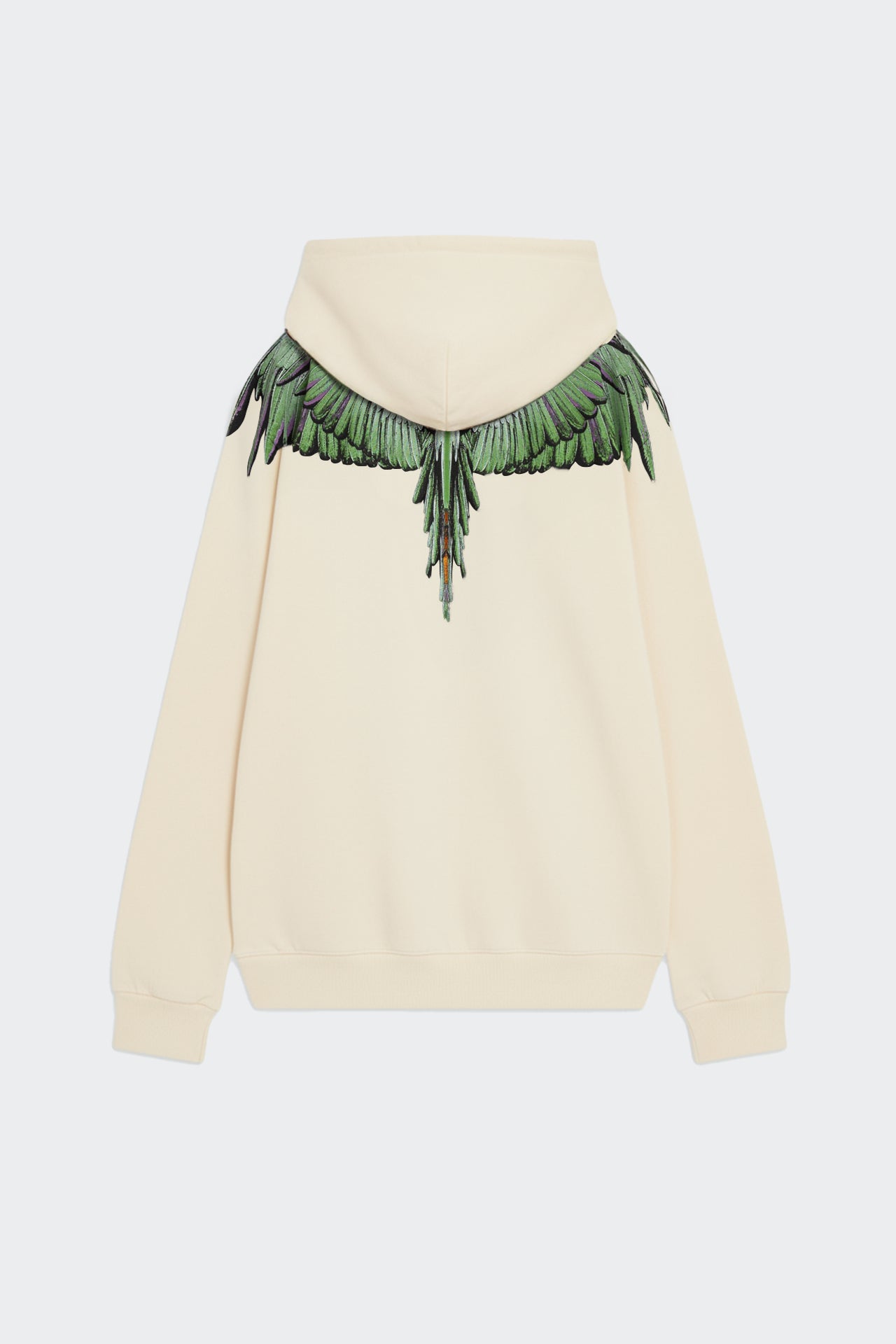 Felpa cappuccio con stampa aquila