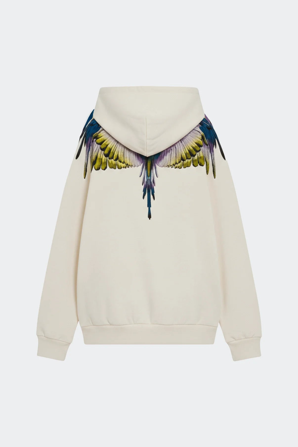 Felpa cappuccio con stampa aquila