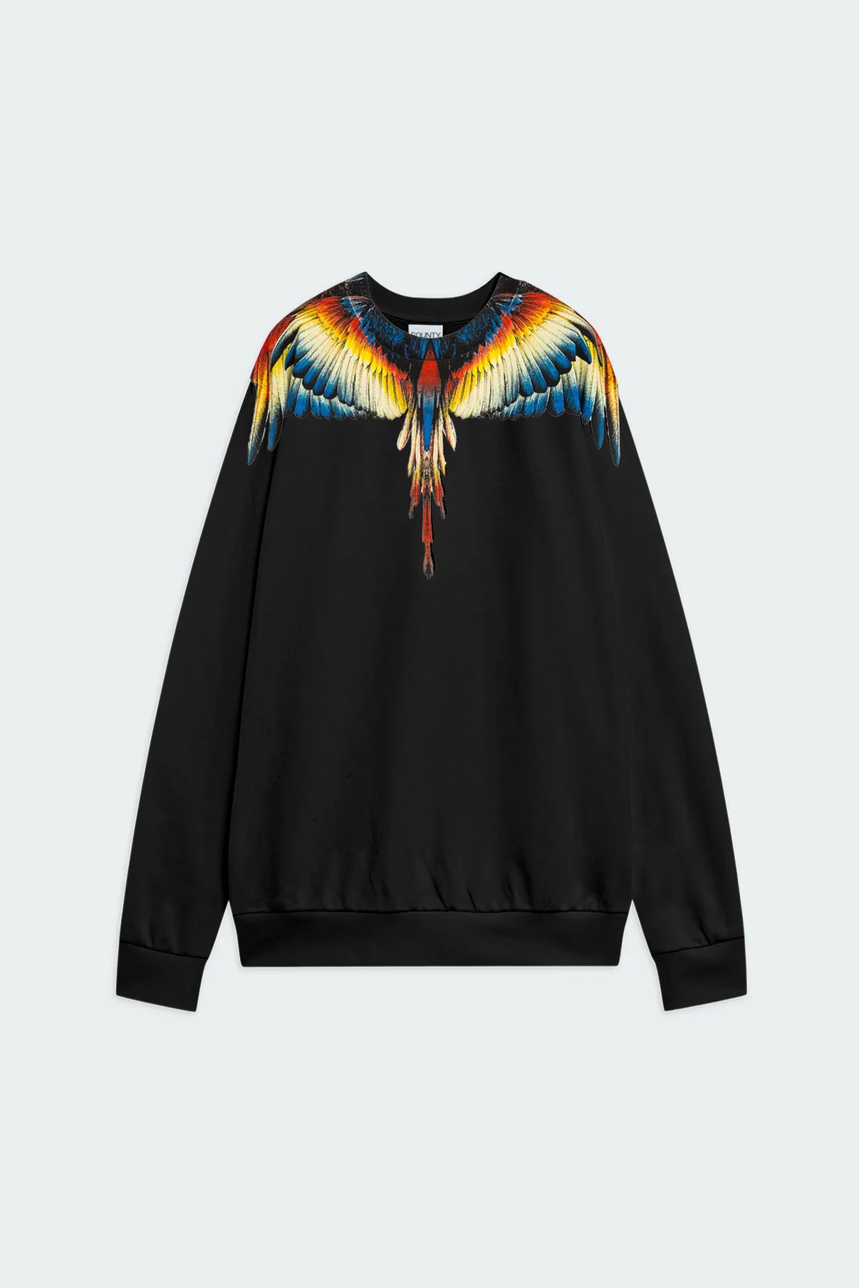 Felpa girocollo con stampa aquila