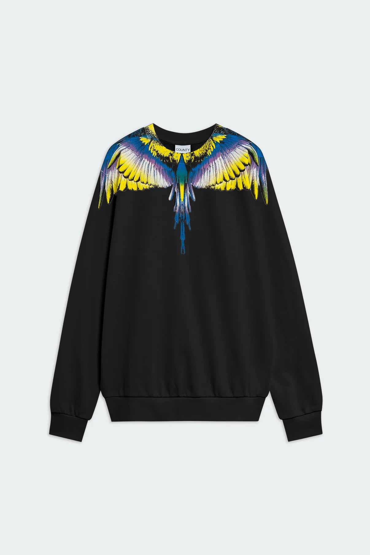 Felpa girocollo con stampa aquila