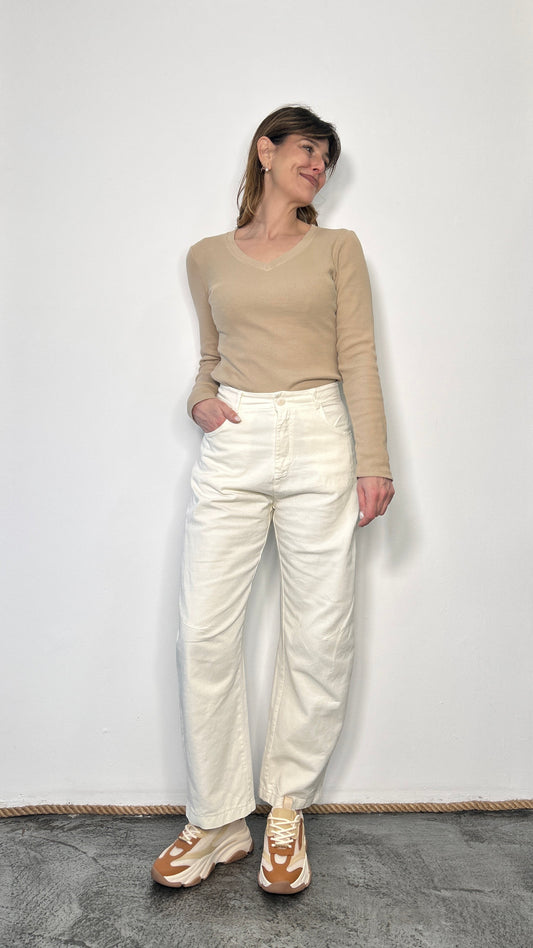 T-shirt scollo a V Lia