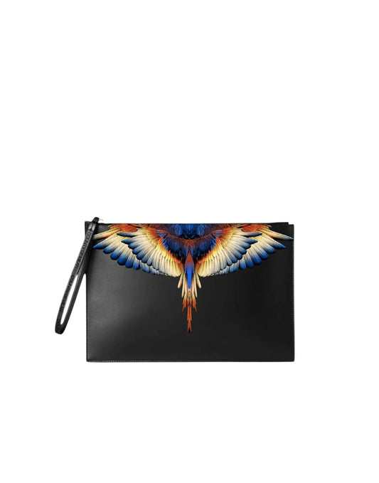 Pochette con stampa aquila