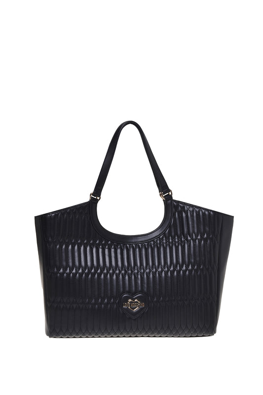 Grande borsa shopper con chiusura