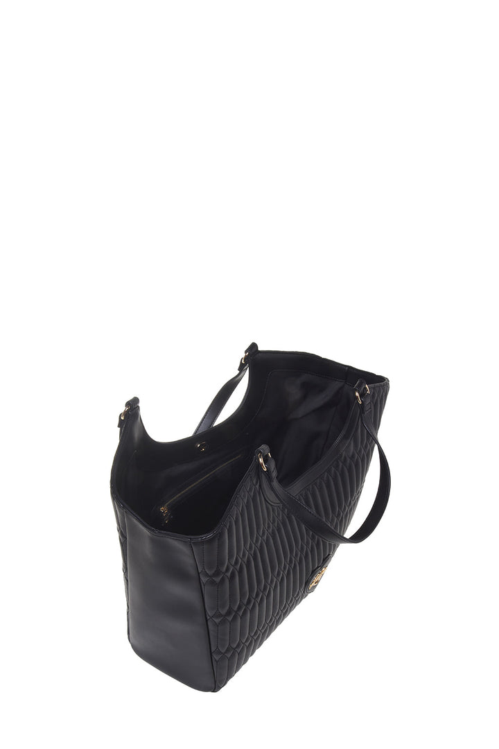 Grande borsa shopper con chiusura