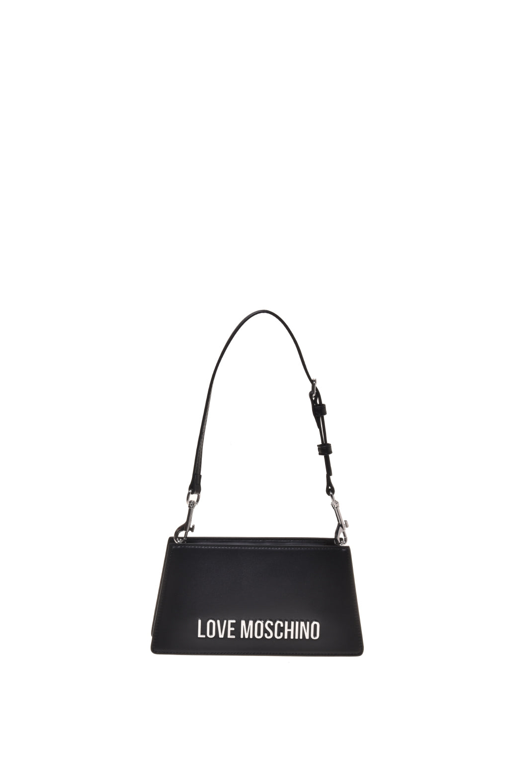 Borsa a spalla con logo Lettering