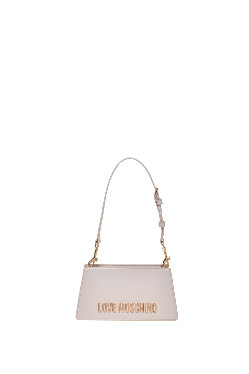 Borsa a spalla con logo Lettering