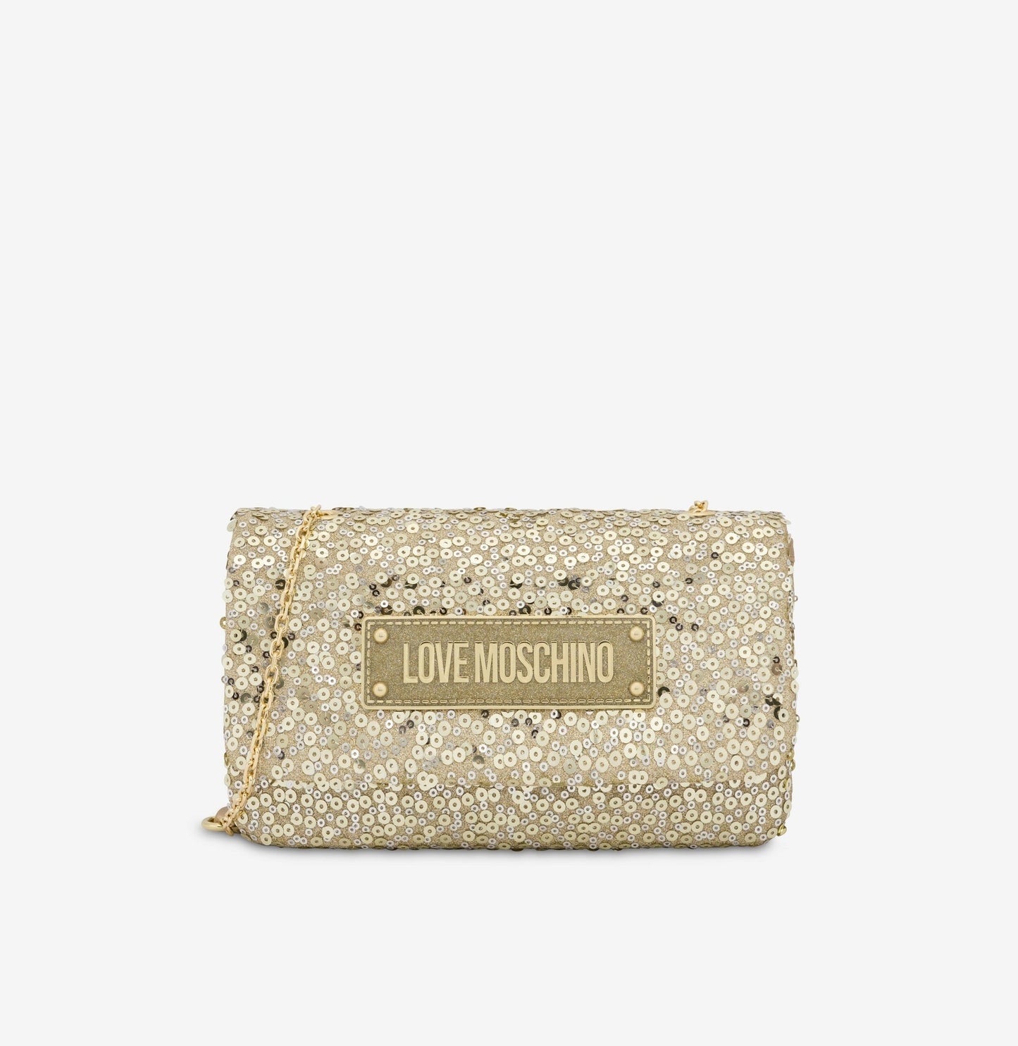 Borsa Clutch con ricamo paillettes