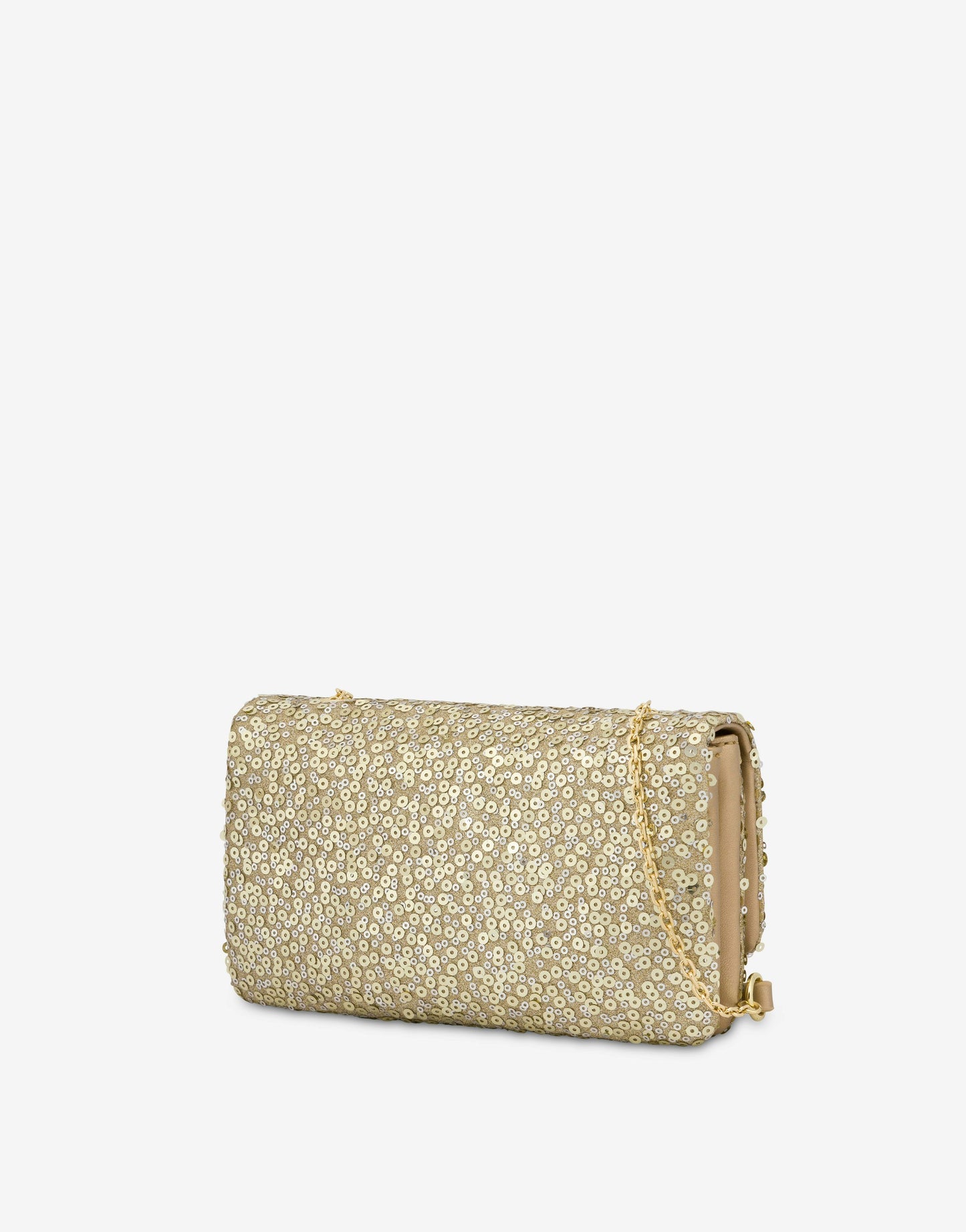 Borsa Clutch con ricamo paillettes