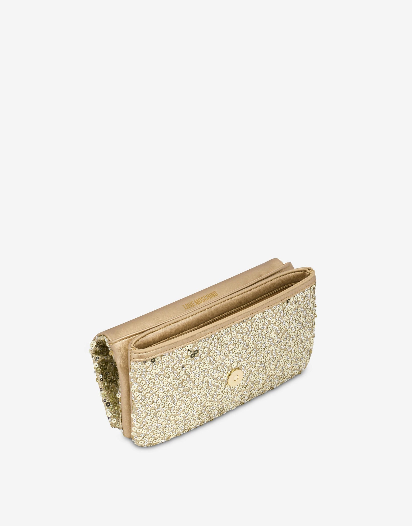 Borsa Clutch con ricamo paillettes