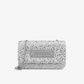 Borsa Clutch con ricamo paillettes