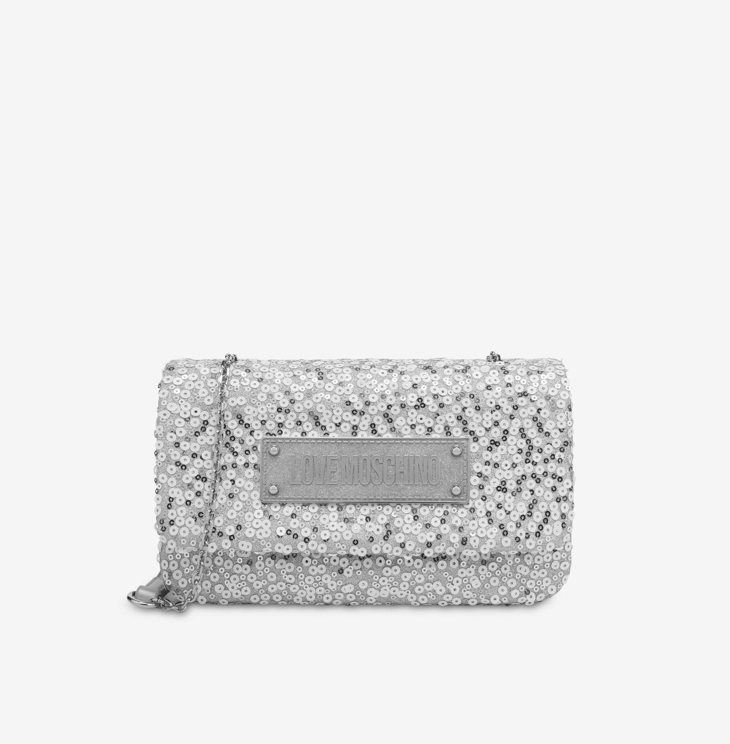 Borsa Clutch con ricamo paillettes