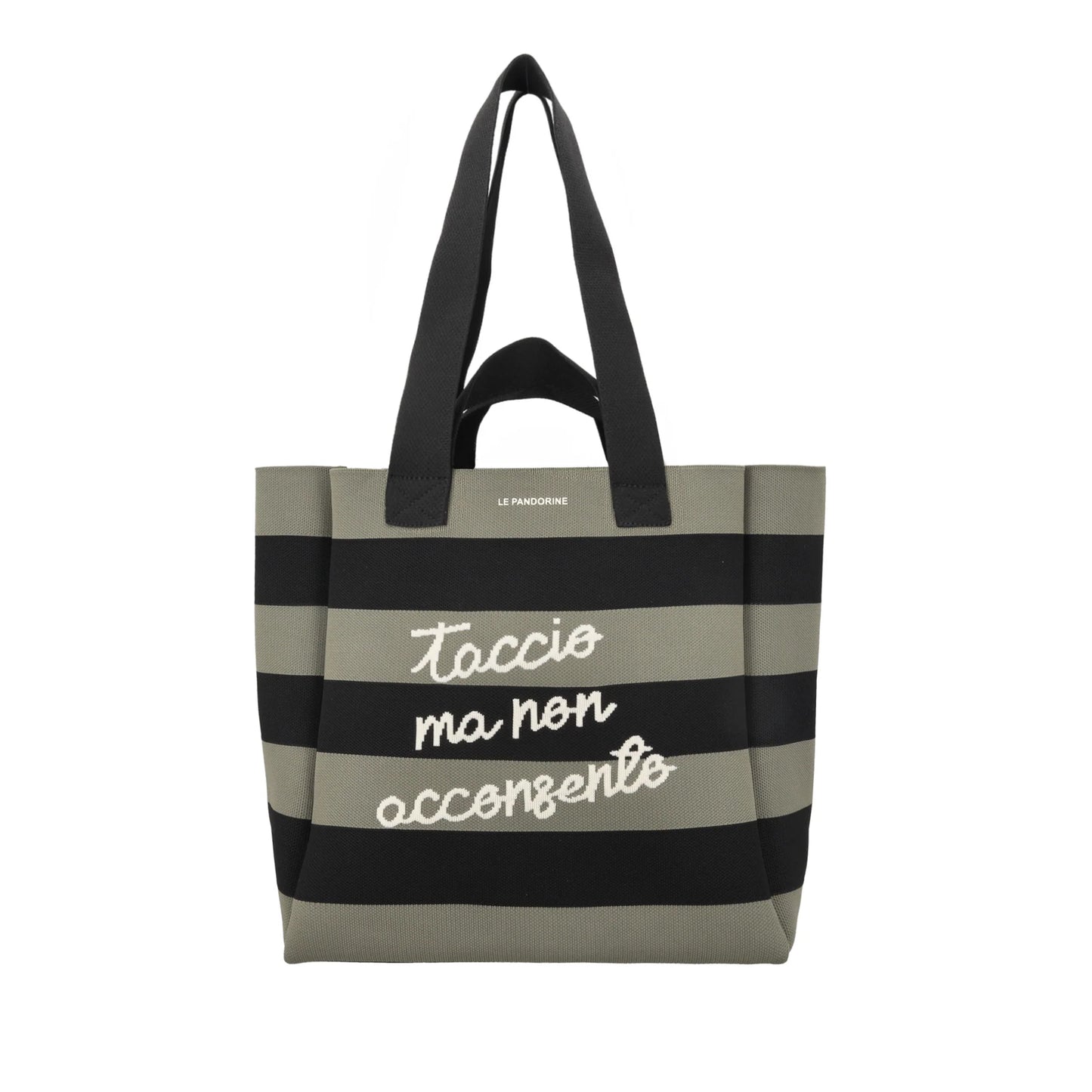 Shopping grande Jackie in tela con doppio manico