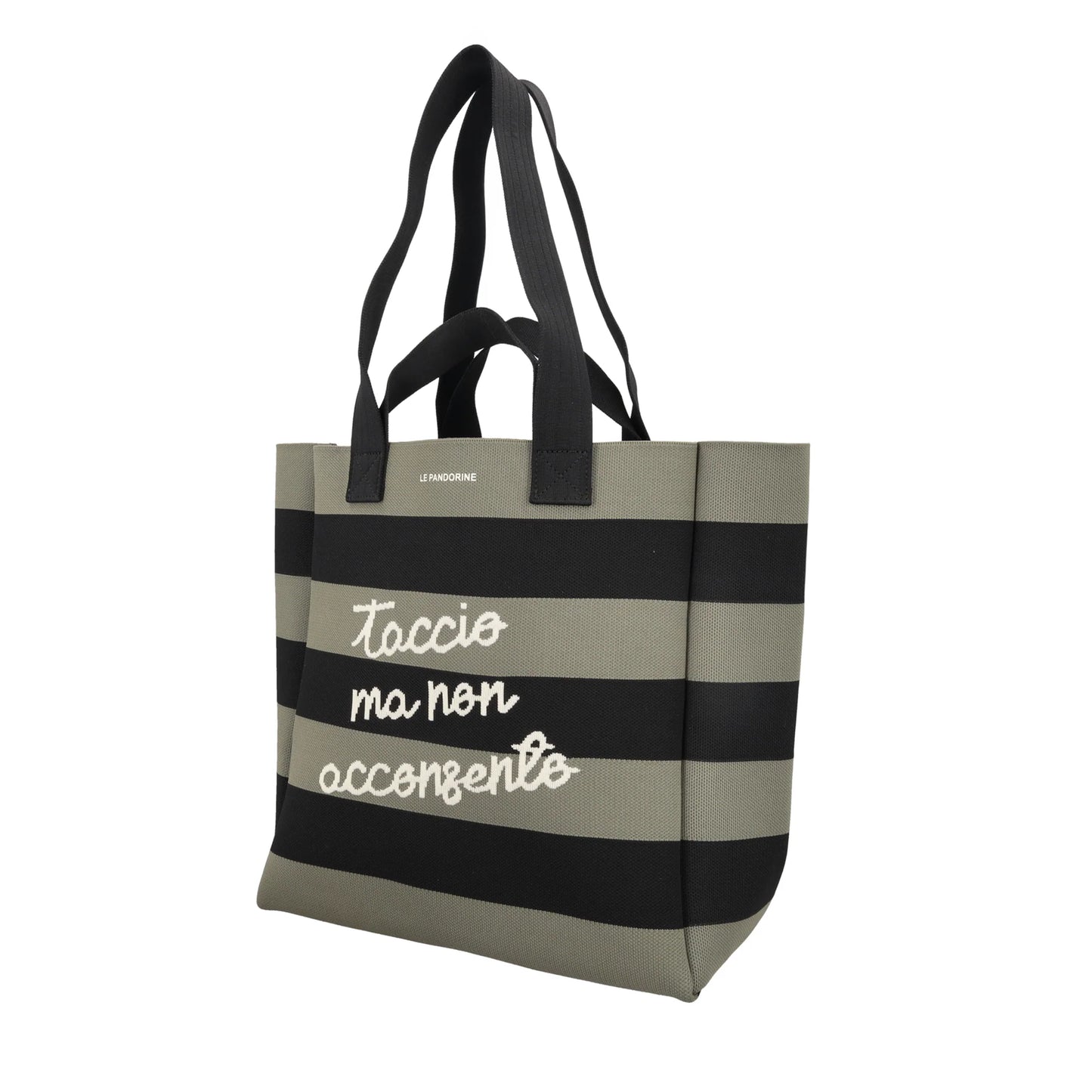 Shopping grande Jackie in tela con doppio manico