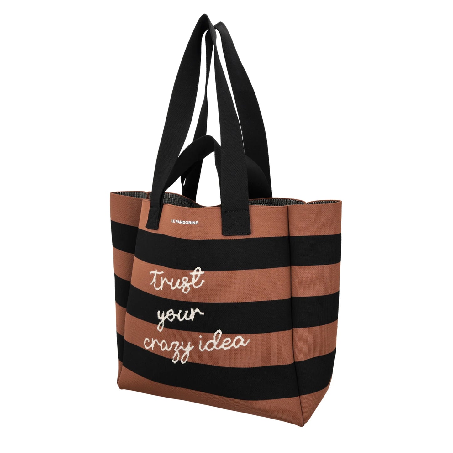 Shopping grande Jackie in tela con doppio manico