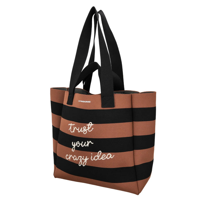 Shopping grande Jackie in tela con doppio manico