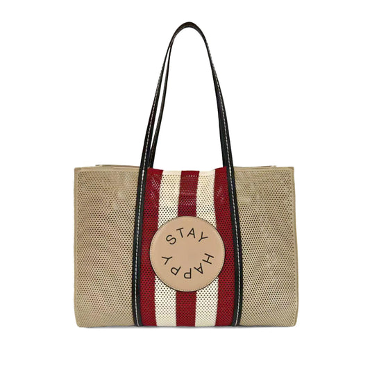 Shopping Milena in Rete con righe a contrasto