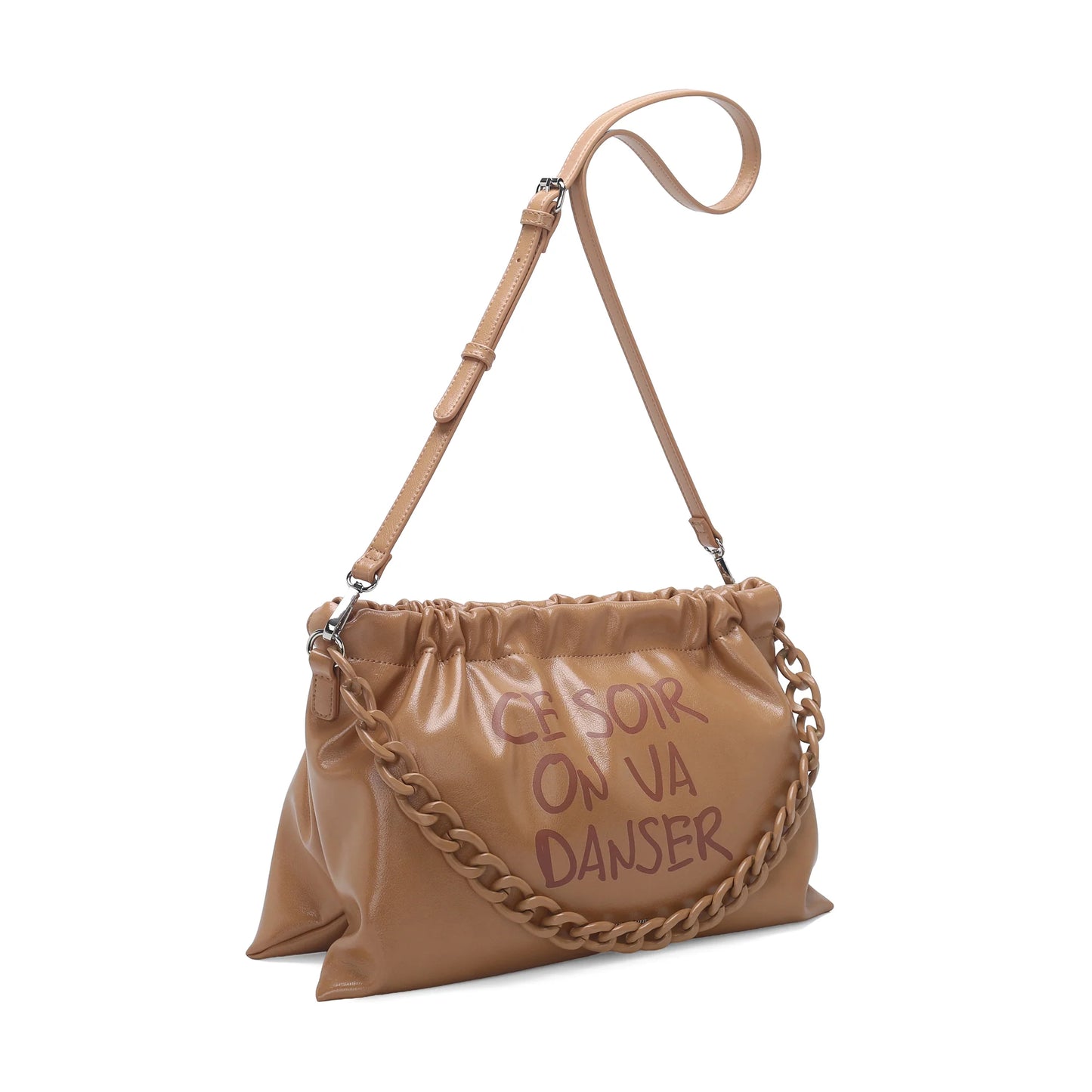 Pochette Happy Bag con Tracolla a Catena