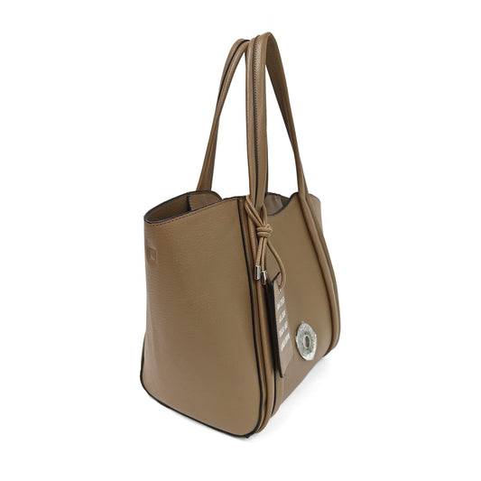 Shopping bag Vicky con tag decorativo