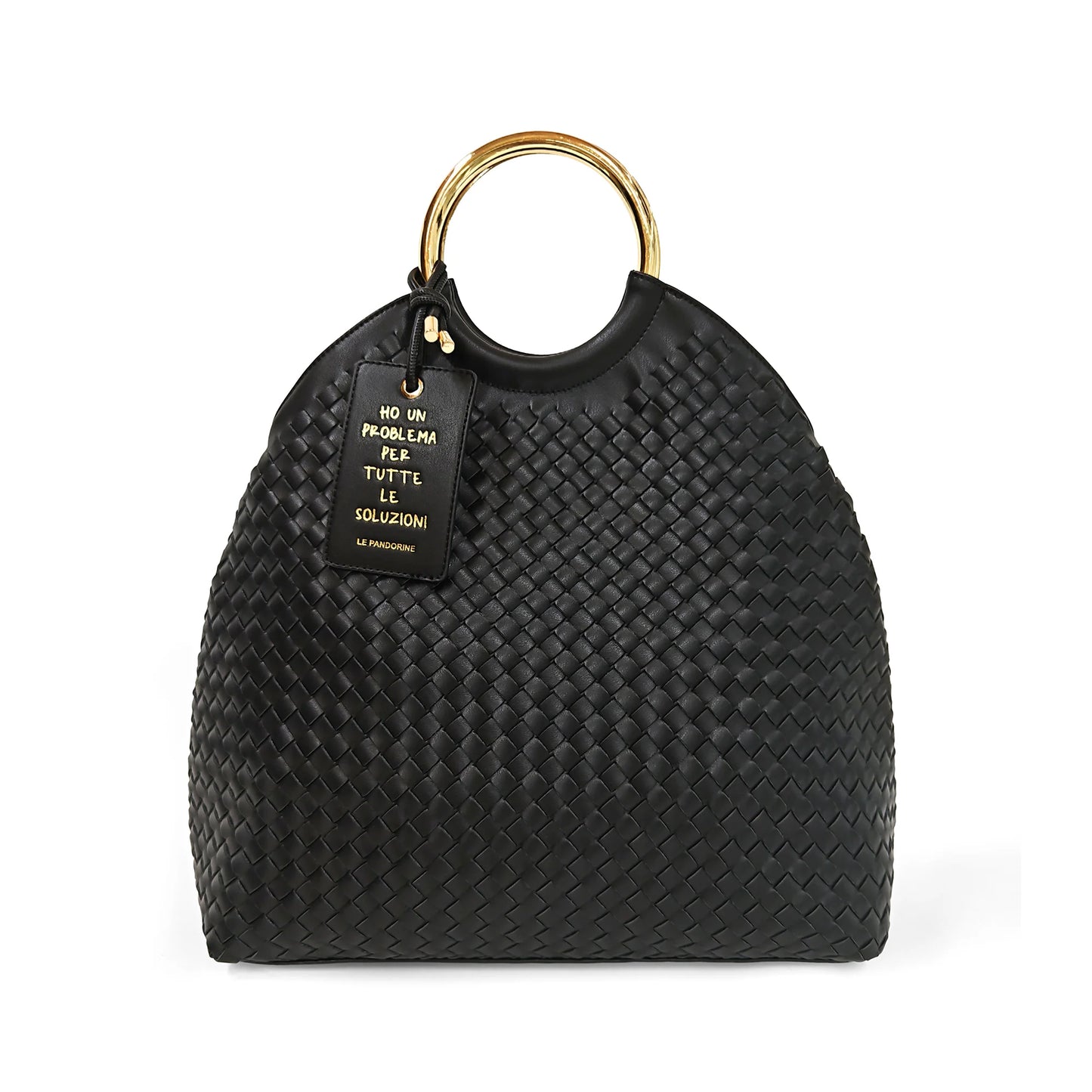 Borsa a mano Aurora con manico a cerchio