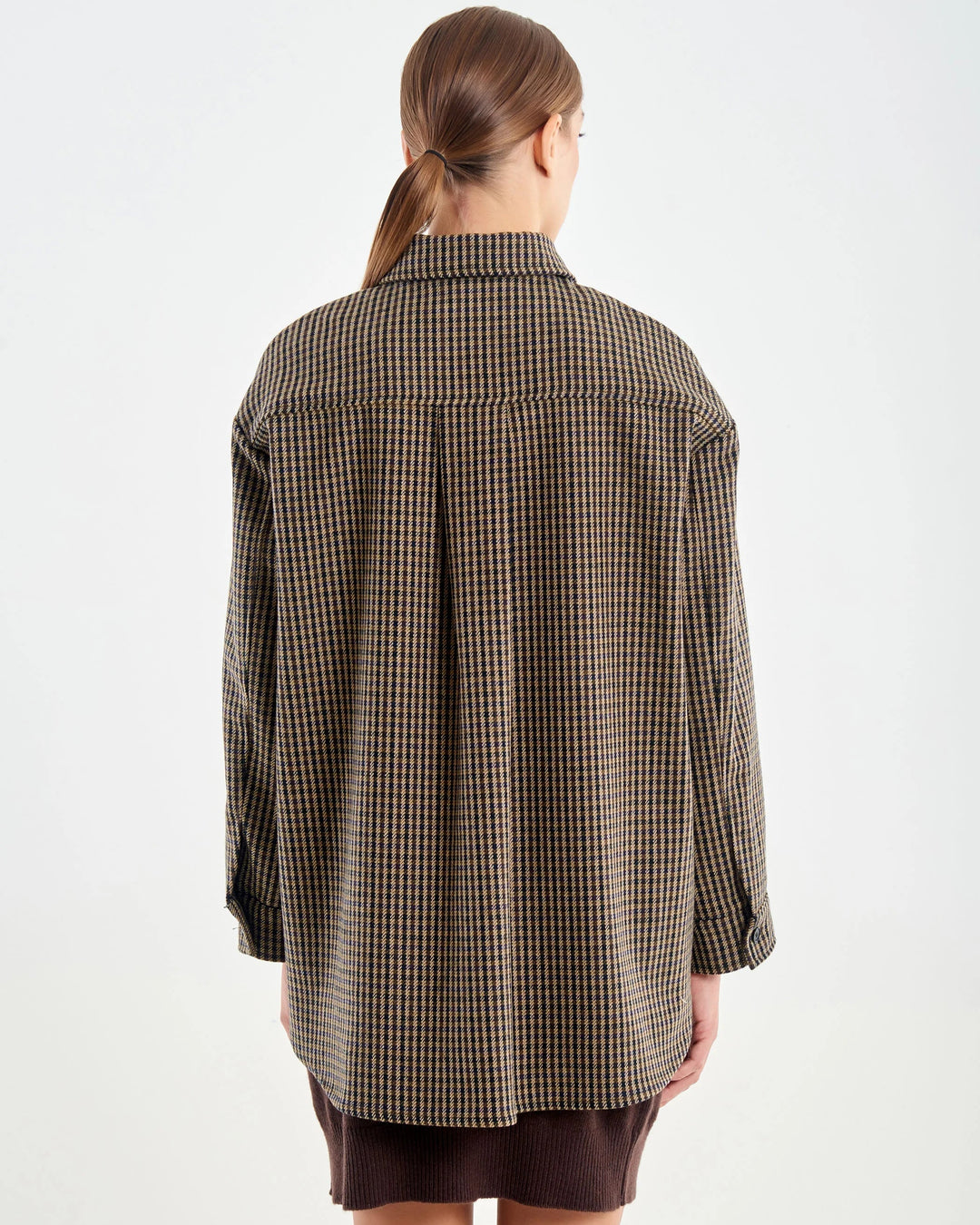 Camicia over check