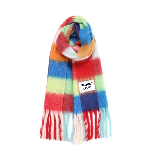 Maxi sciarpa I'm just a girl